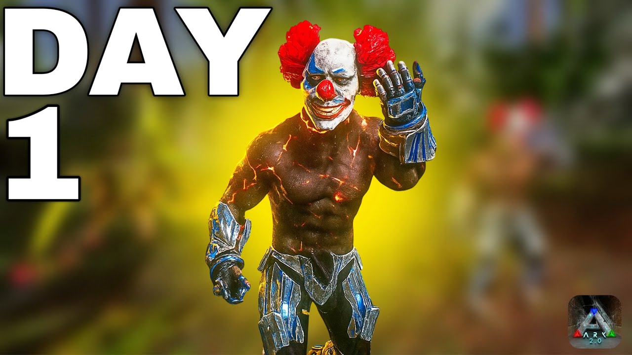 [Ark Mobile PvP] Day 1 SOLO PVP on a New Server! 