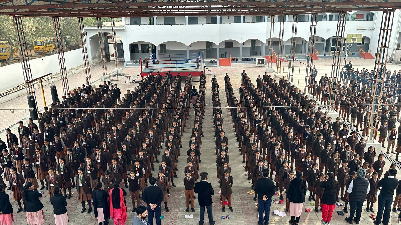 Morning Assembly Godwin Public Senior Secondary School Ghallu #school #morningprayer