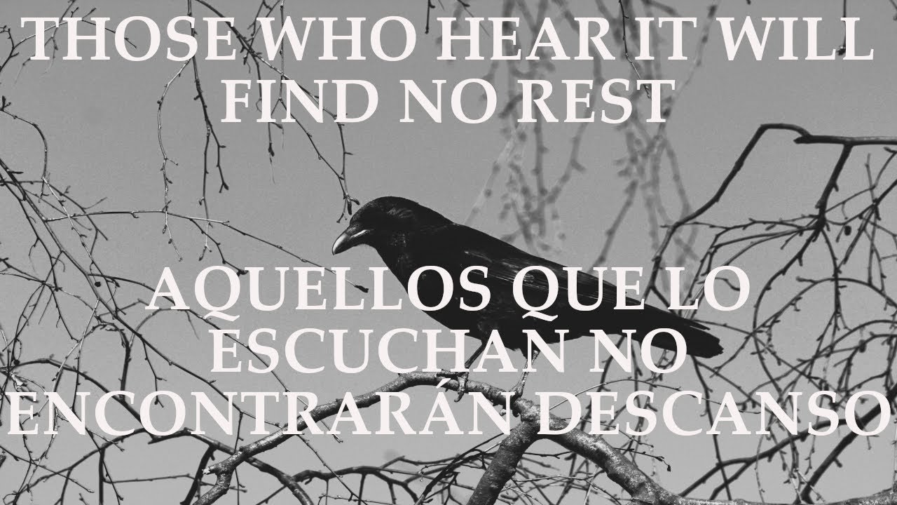 INSOMNIUM - SONG OF THE BLACKEST BIRD (Lyrics/Subtítulos en Inglés y Español)