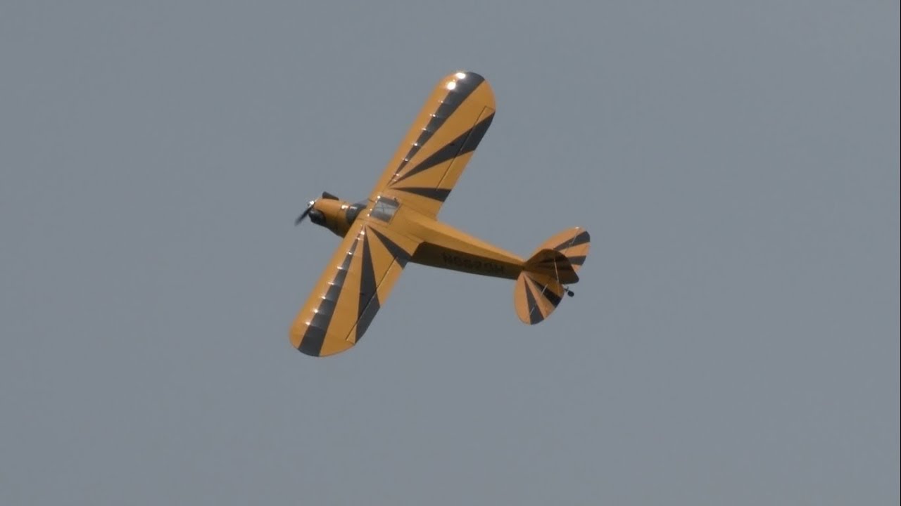 2019 Greenwood Lake Airshow - Jason Flood's Clipped Wing Cub