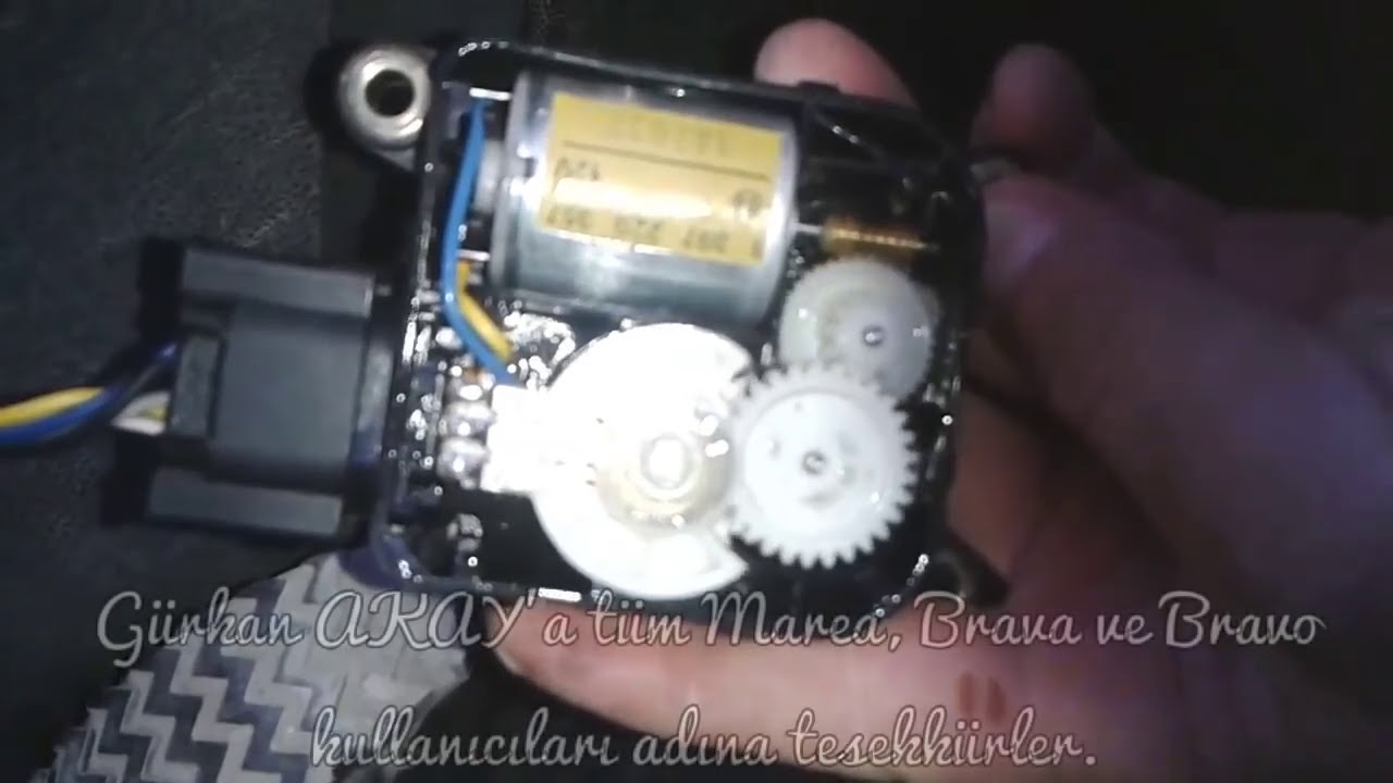 Fiat Marea, Brava ve Bravo araçların sıcak/soğuk ayar düğmesi çalışmıyor. Error cli arızası çözümü.