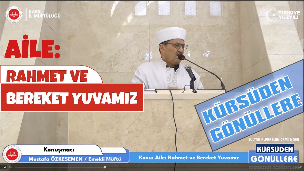 Sultan Alparslan Camii'nden Kürsüden Gönüllere Ramazan Sohbetleri / 2026