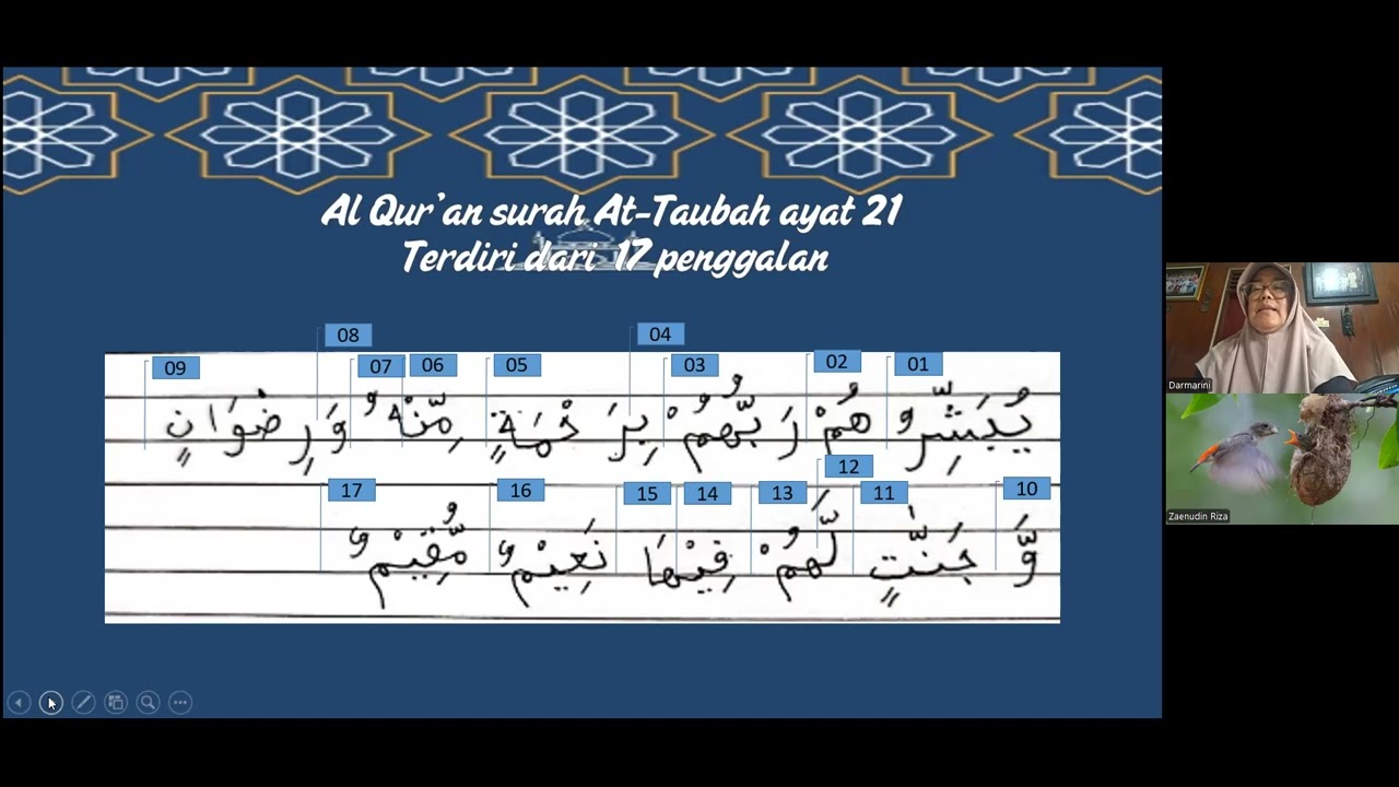 LAtihan Uraoian QS ATTaubah Ayat 21 & 39