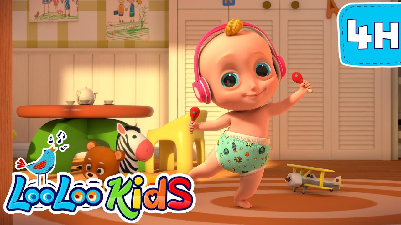 Looby Loo 🎈 | HUGE Compilation of Pre-K Songs | Early Childhood Education | LooLoo Kids