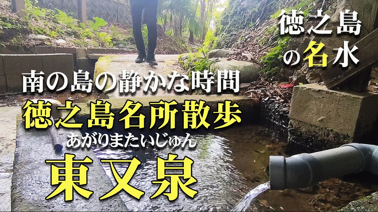 【徳之島名所散歩】400年の時を超えて来た名水・東又泉／アガリマタイジュン