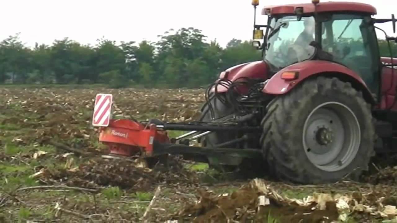 Case Puma 210 & Rotor Stump grinder.  Noe, video by Agri957