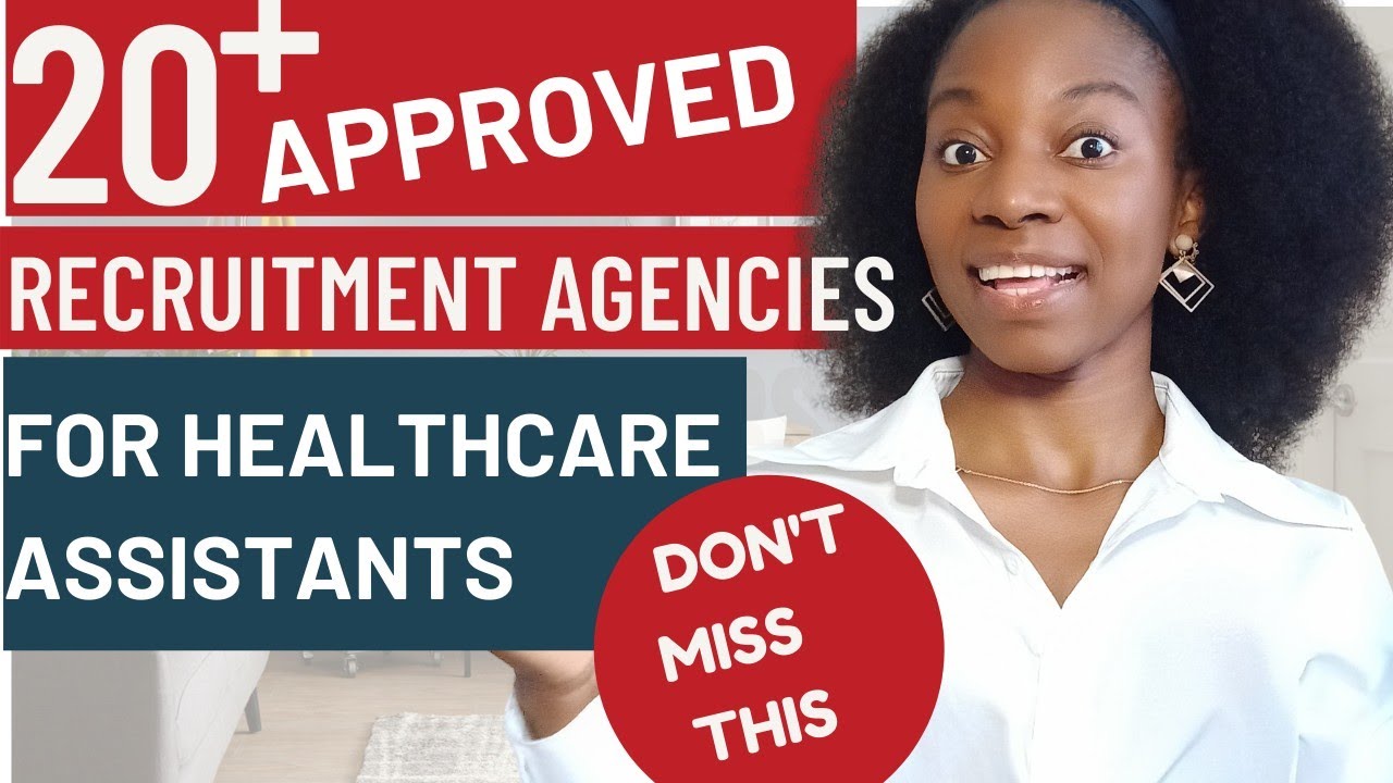 Healthcare Assistant Jobs UK🇬🇧: How to find healthcare jobs through APPROVED Recruitment Agencies