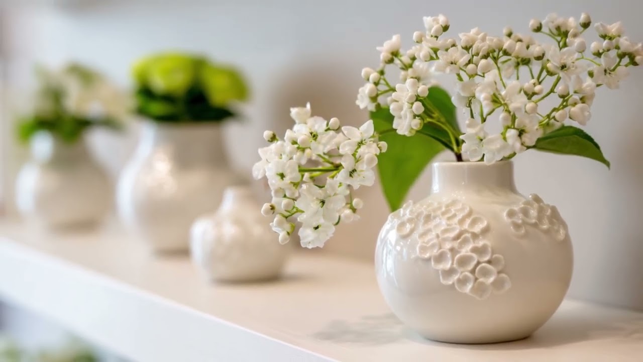 White Decor Magic: How to Style an Elegant Spring Living Room