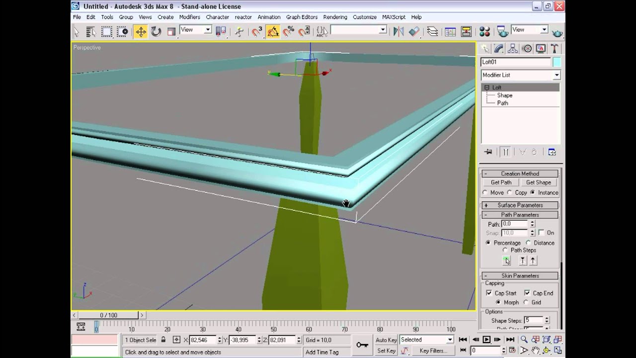 3ds max-  yemek masası modelleme