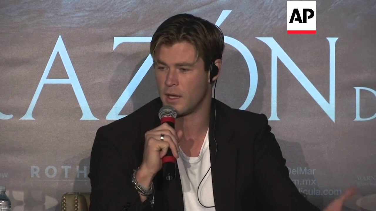 Mexico City - Chris Hemsworth press confererence for 'In the Heart of the Sea' | 23 Nov 15