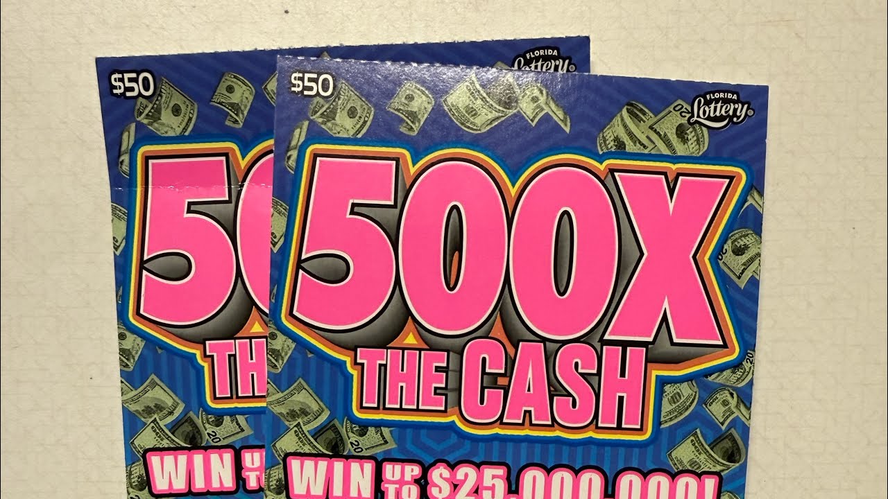 Pink 500X The Cash Fl Lottery Scratch Off Ticket Easiest Way To Manifest $25,000,000