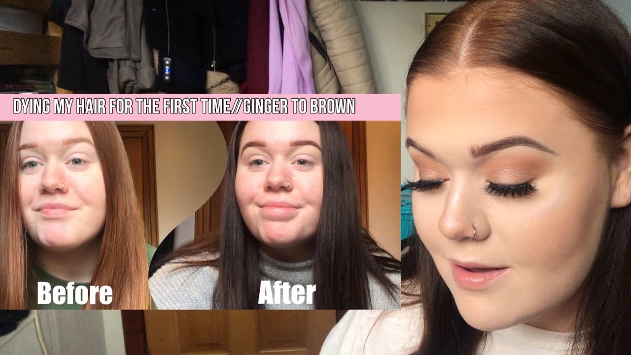 Dying My Hair Ginger to Brown 3 Month Update (REALLY BAD ROOTS)