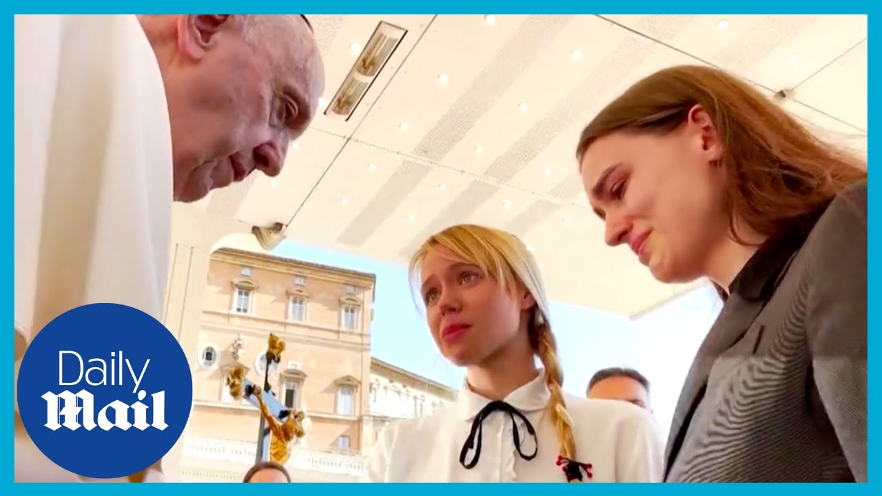 Wives of Ukrainian soldiers in Mariupol beg Pope for help