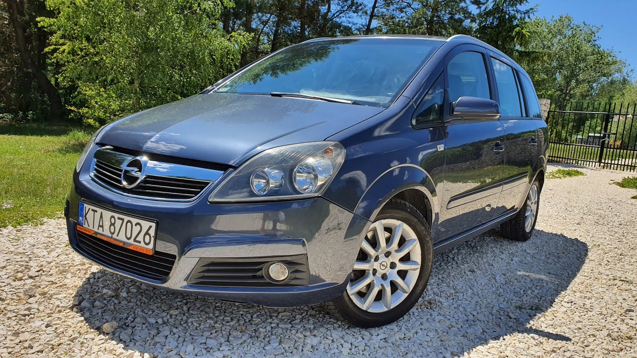 Opel Zafira B LIFT 2007 1.9 CDTi 120KM Prezentacja Samochodu