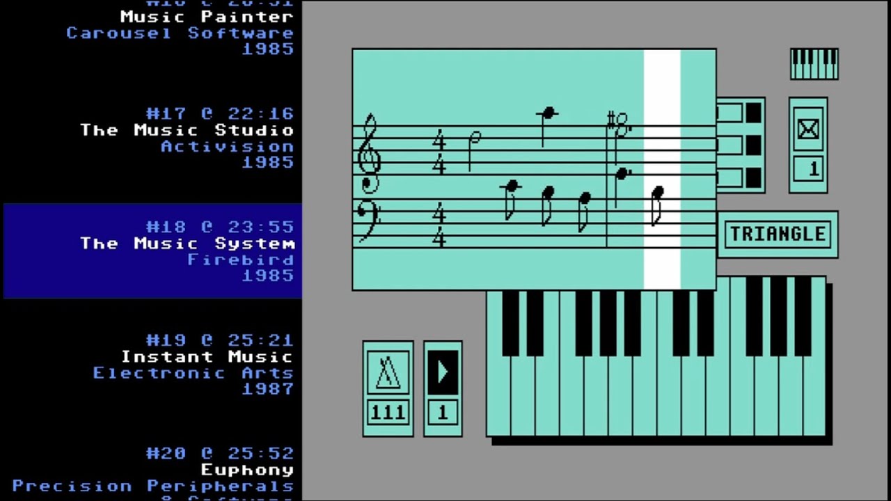 Twenty Commercial C64 Music Editing Programs