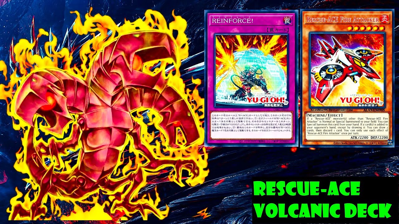 (YGOPRO)Rescue-ACE  Volcanic deck,REINFORCE!,[CYAC]