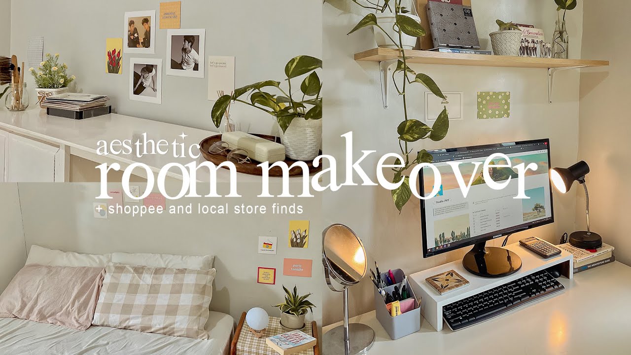 Aesthetic Room Makeover 2021 ✨🌼 shopee finds + korean inspired + Philippines