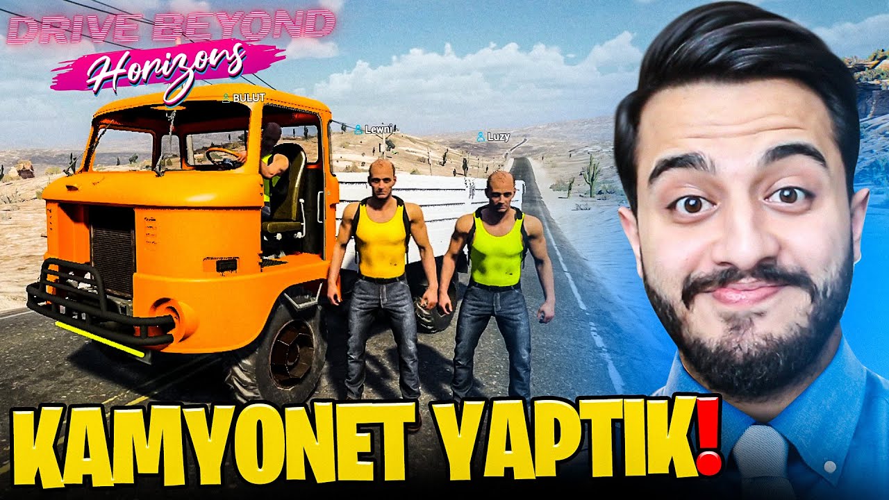 ÇÖLDE KAMYONET YAPIP KASAYI FULL ARABA PARÇASI DOLDURDUK! 3 ARAÇ YAPTIK Drive Beyond Horizons
