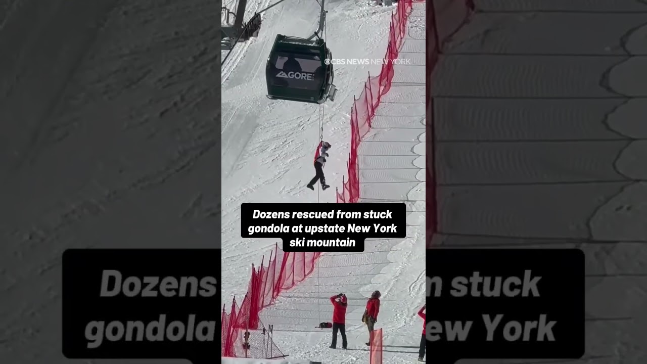 Dozens rescued from stuck gondola at upstate New York ski mountain