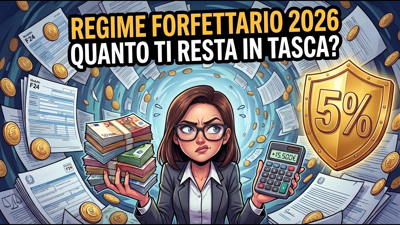 REGIME FORFETTARIO 2026 | Quanto ti resta davvero in tasca? Esempio reale