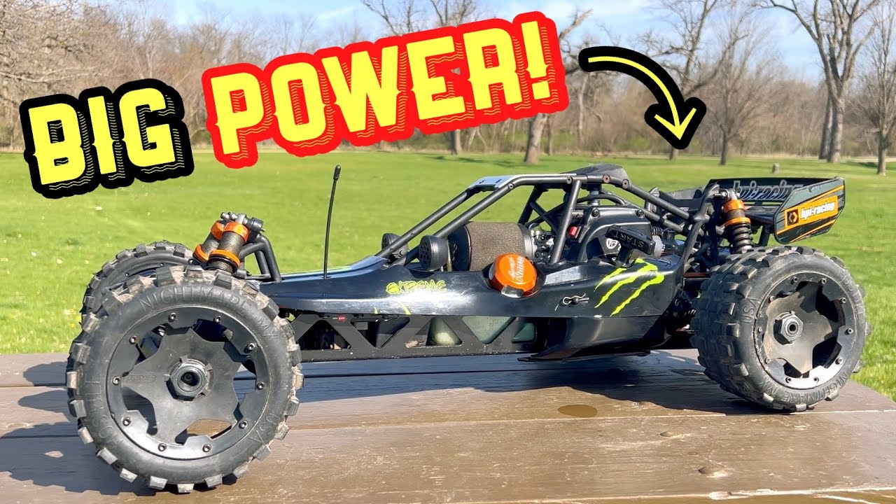 Hpi Baja 5B - FIRST BASH with MORE POWER!!
