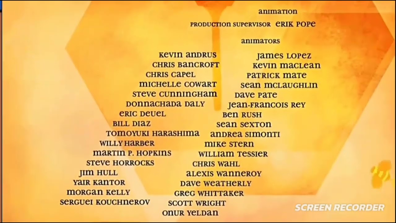 Bee Movie UniKitty Chair End Credits (2007-2018) 