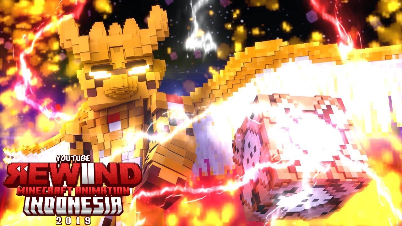 Garuda Vs Herobrine | Youtube Rewind Minecraft Animation Indonesia 2019 [ Minecraft Animation ]