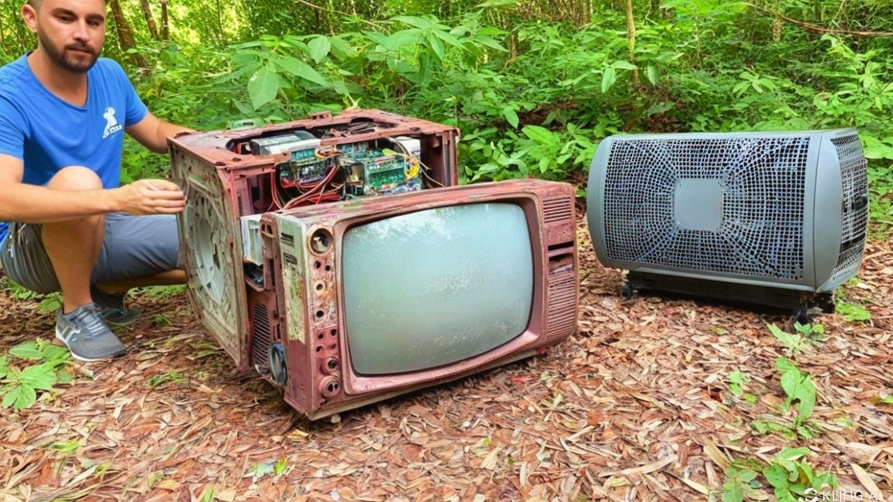 Реставрация старинного телевизора PANASONIC 1991 года выпуска