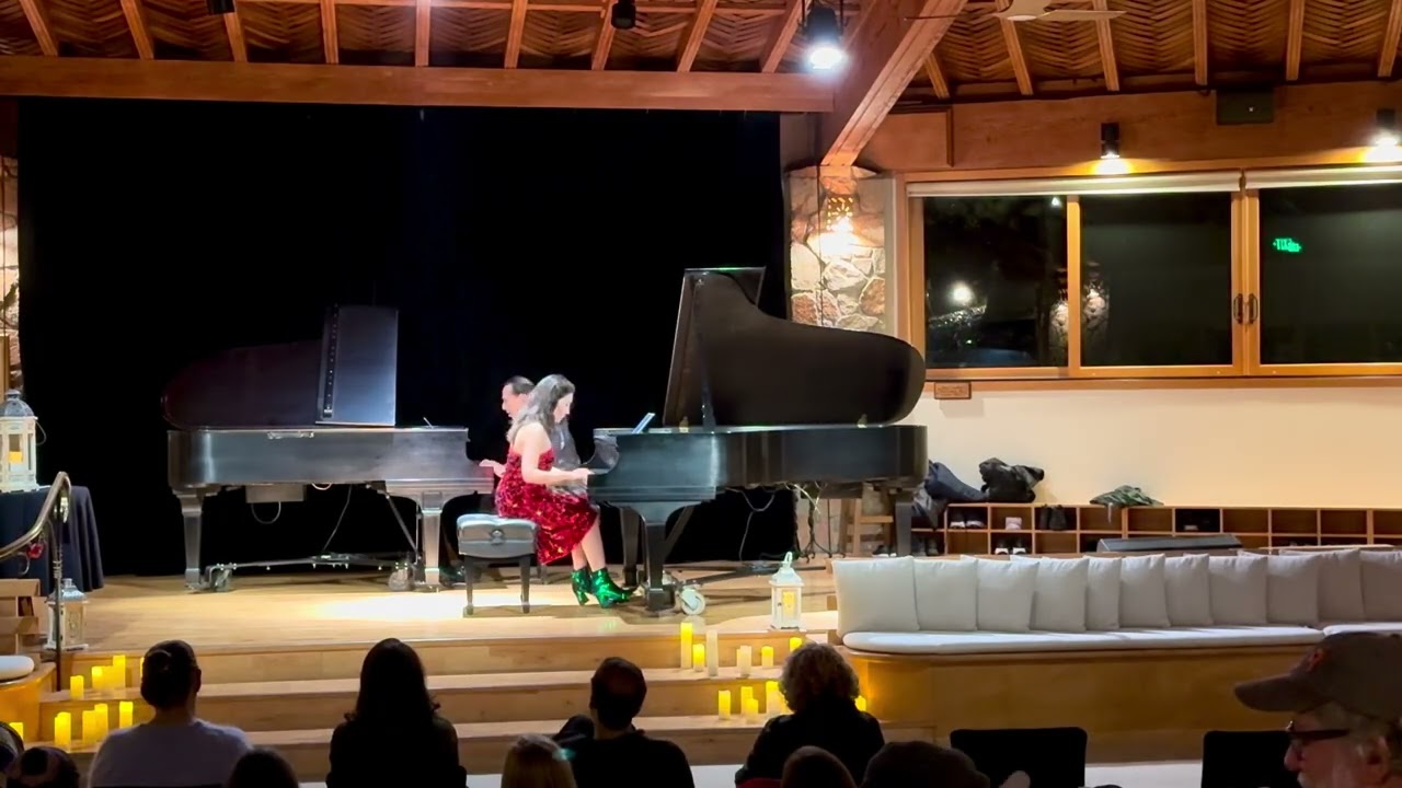 Holiday Music for Two Pianos-Believe & Carol of the Bells, DUO MUNDI GEORGE & GULI