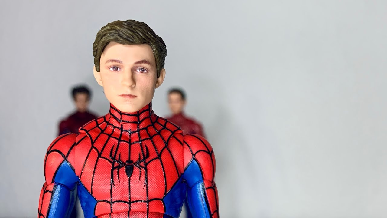 Marvel Legends Spider-Man No Way Home Final Swing Tom Holland Spider-Man Figure Review