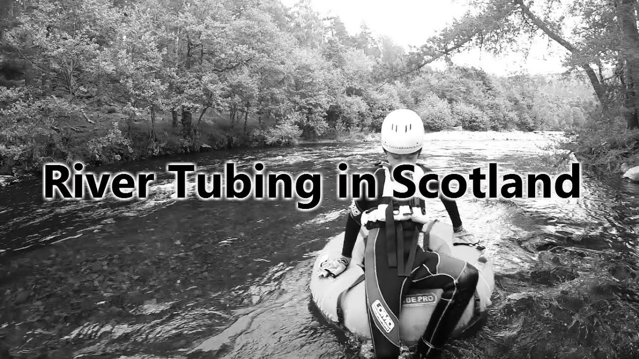 River Tubing on the River Feshie, Aviemore in Scotland