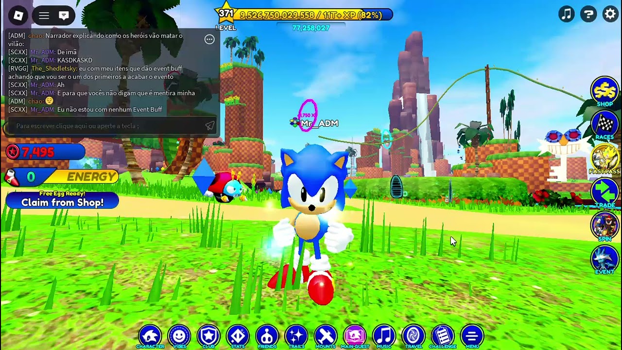 NOVO UPDATE DO SONIC SPEED SIMULATOR!! (Chronos Silver)