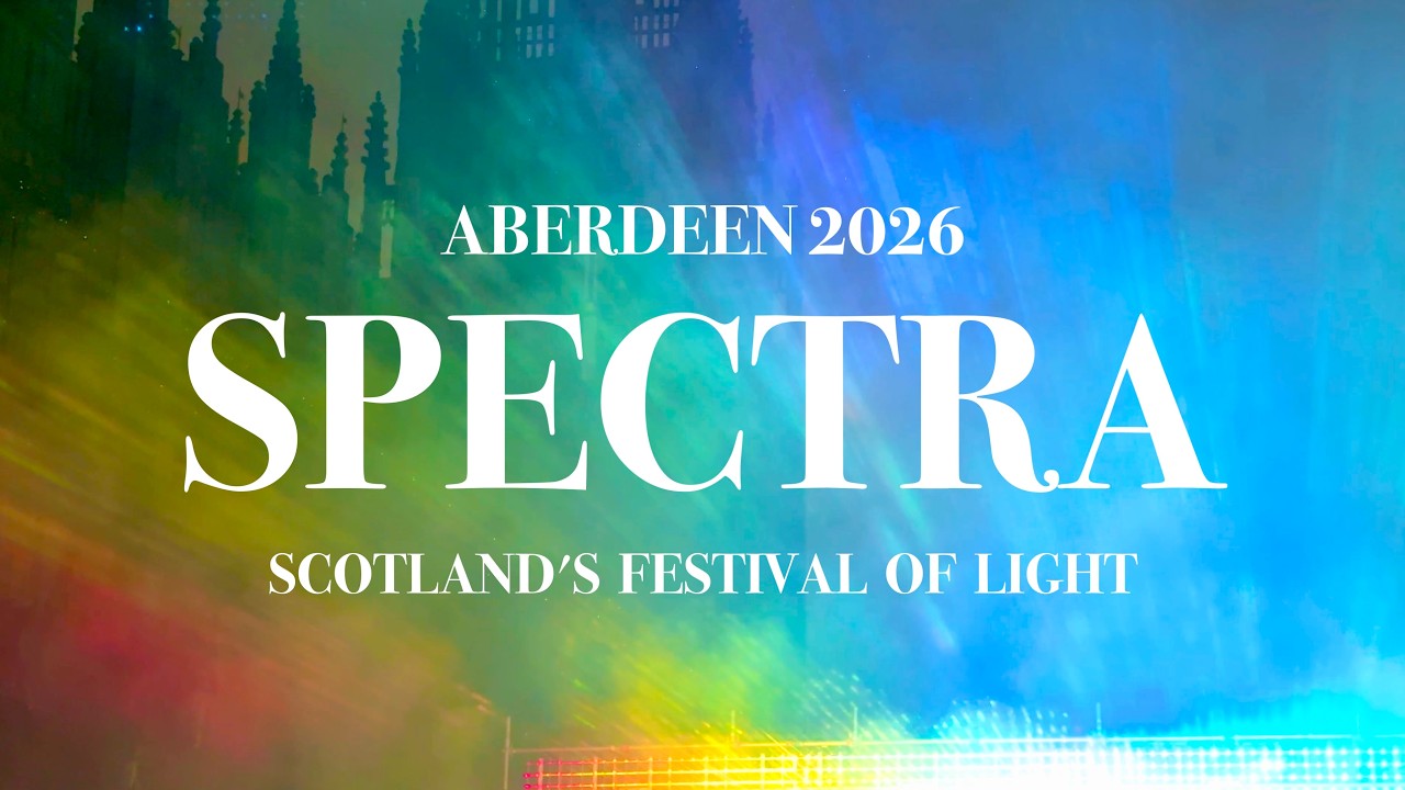 Spectra 2026 | scotland&rsquo;s festival of light, aberdeen | Scotland VLOG