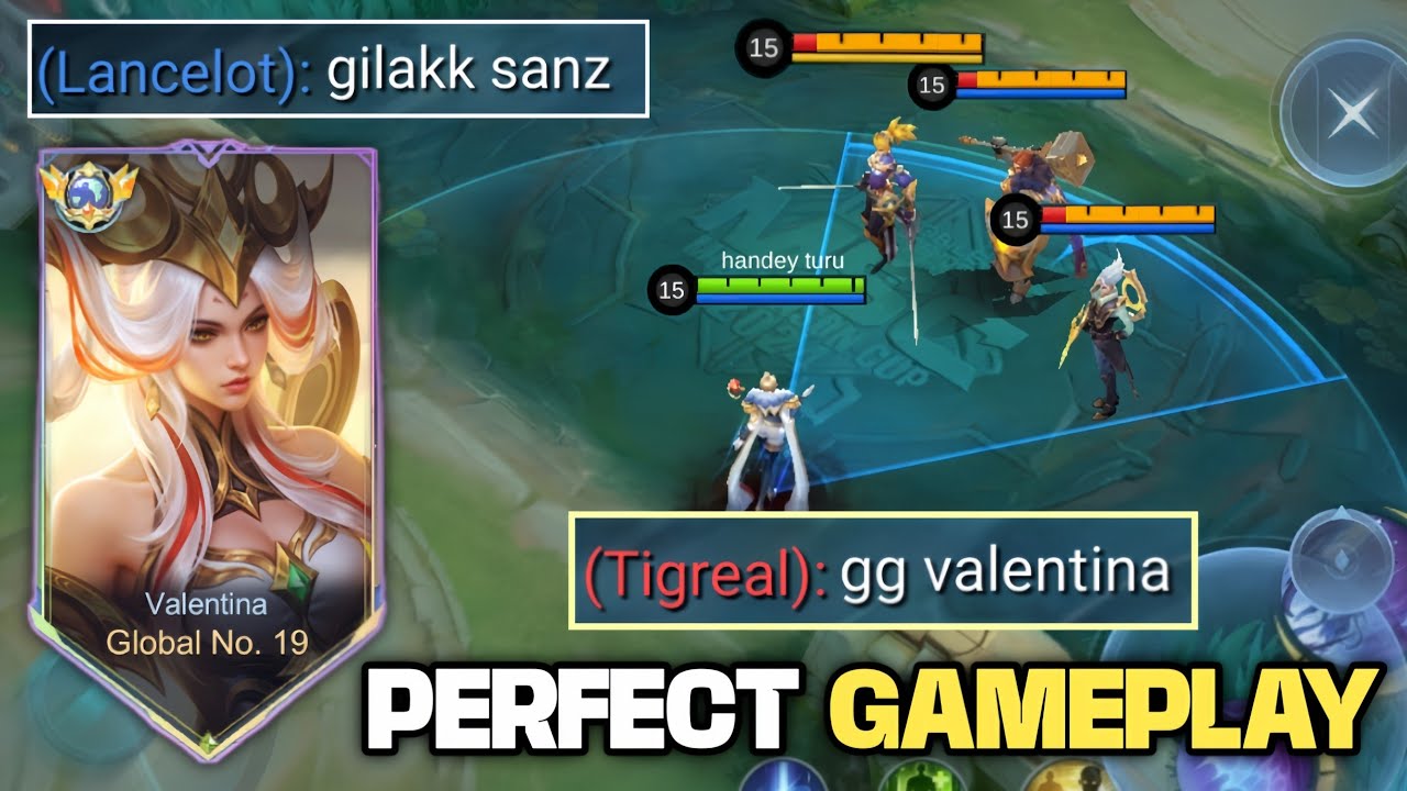 GLOBAL VALENTINA PERFECT GAMEPLAY!! MODE SERIUS MATI 0 TANPA AMPUN!! - MOBILE LEGENDS