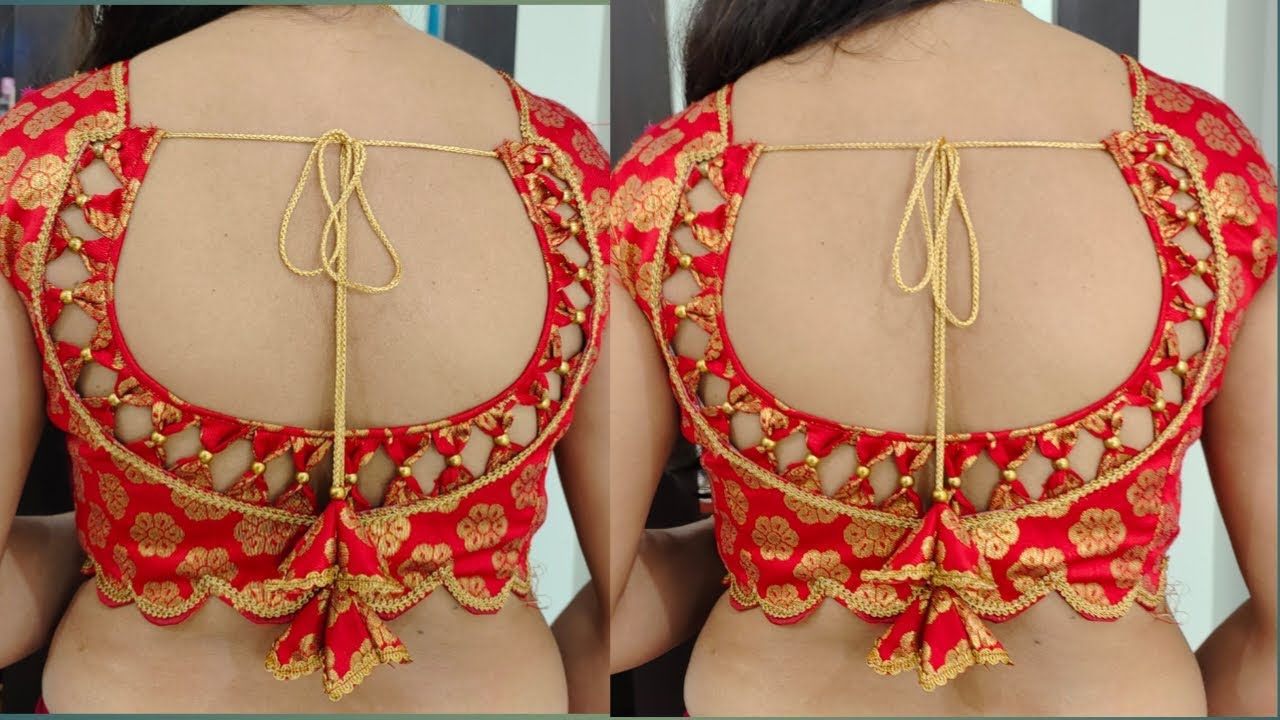 जिसता खूबसूरत है ये ब्लाउज डिज़ाइन इसे बनाना उतना ही आसान है | blouse design