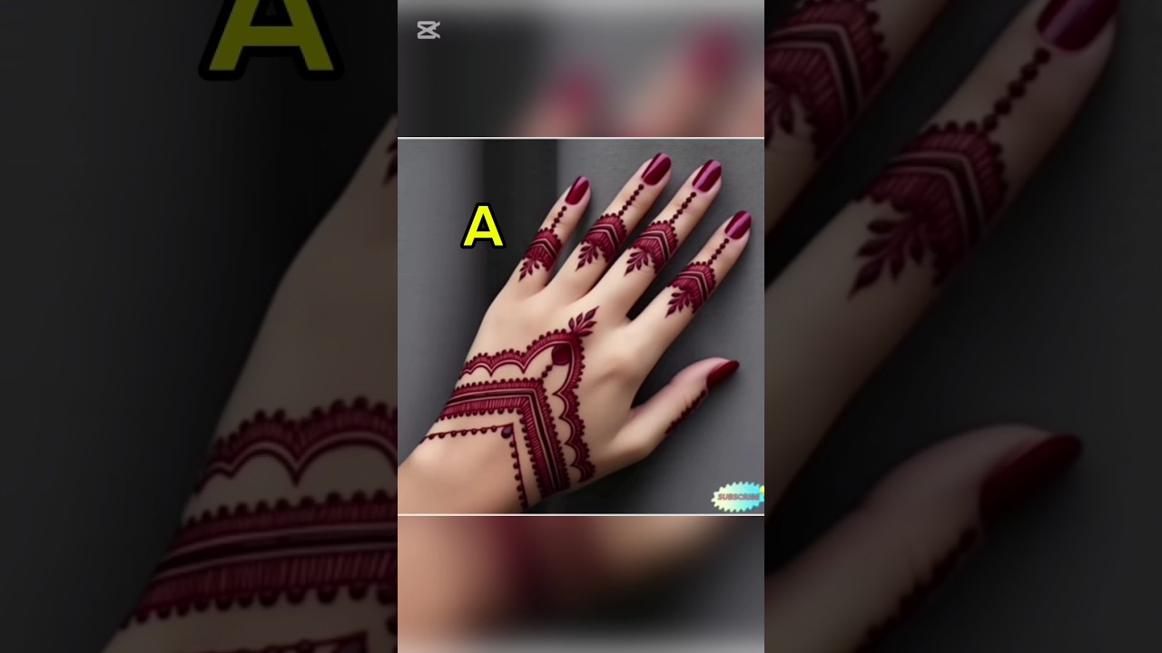 Beautiful mehndi design 💗stylish and easy mehndi design for hands। mehndi design simple।#mehndi#song