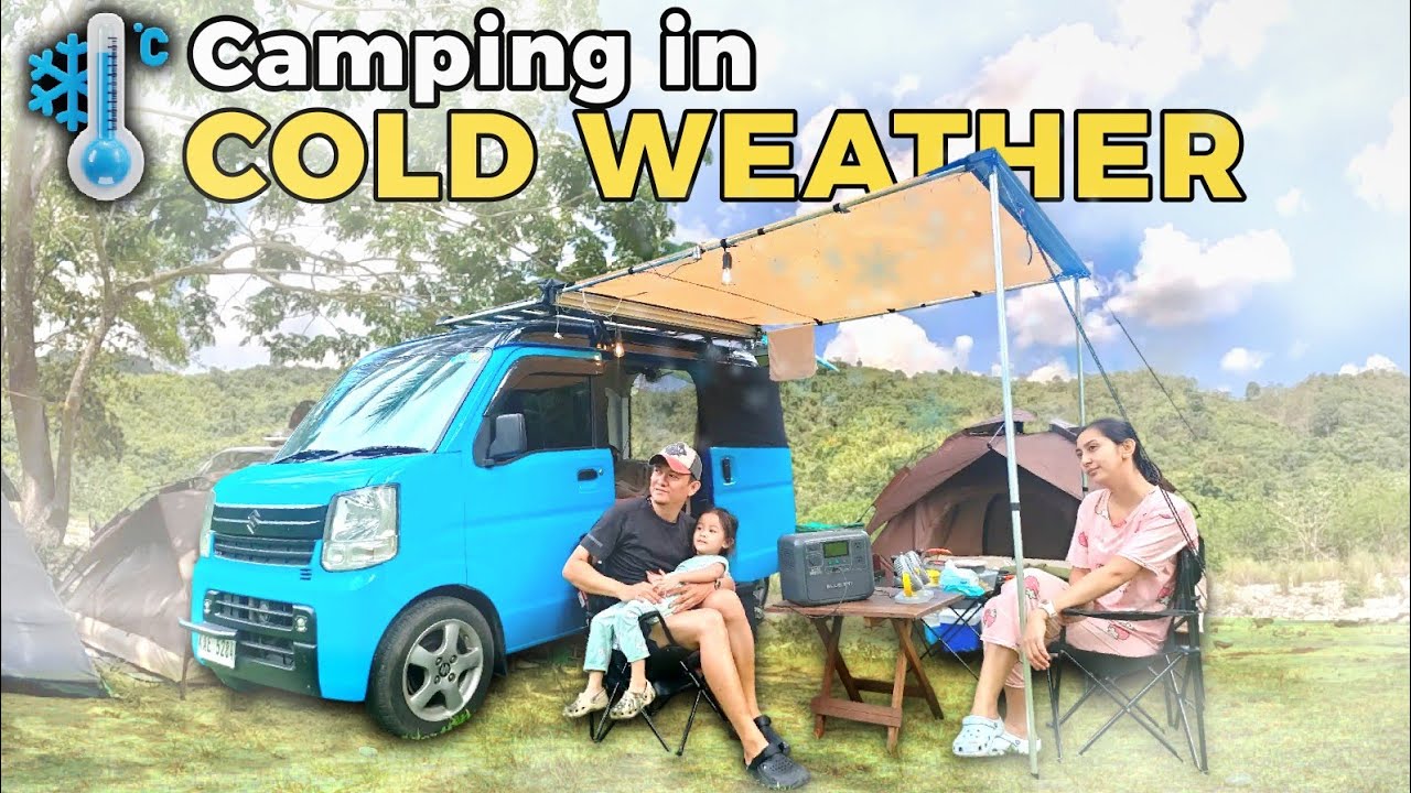 MINIVAN FAMILY CAMPING ADVENTURE BETWEEN MOUNTAINS & a RIVER