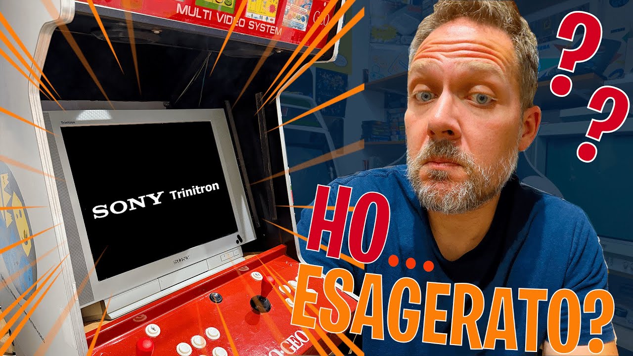 Un Sony Trinitron dentro un cabinato Arcade?? ecco come ho fatto...
