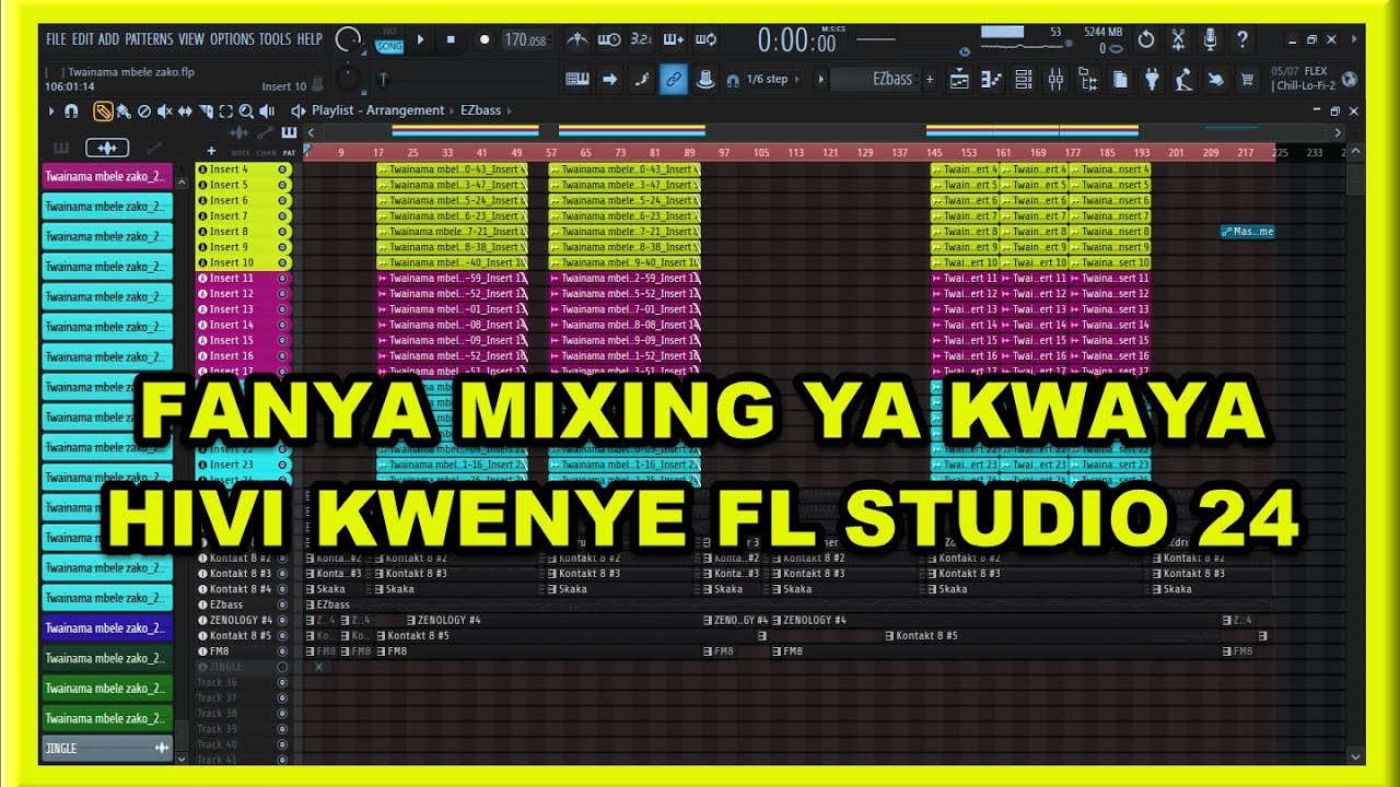 FANYA MIXING YA KWAYA HIVI KWENYE FL STUDIO 24 🔌💻🖲️🎹🎙️🎧🎛️🎚️📀📻📺🇹🇿🇨🇩💃🕺🌍