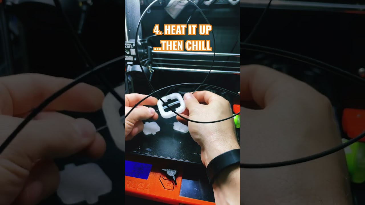 Welding 3D Printer Filament! #shorts