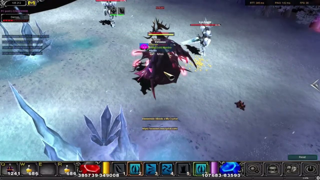 #mucryztal #boss #icequeen #museason4 #mu #season4 #games