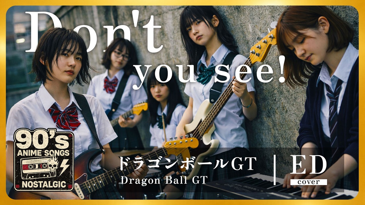 [AI Cover] Dragon Ball GT ED | Don't you see! (ZARD) | Аниме 90-х Школьная Группа Альтернативный Рок