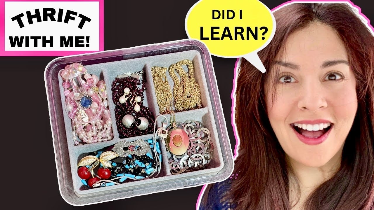 So Much Vintage Jewelry & I Made A Mistake! Thrift With Me!