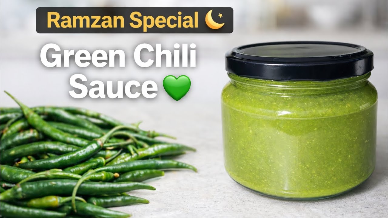Ramzan Special Green Chili Sauce | Hari Mirch Chutney | 5 Minutes Recipe