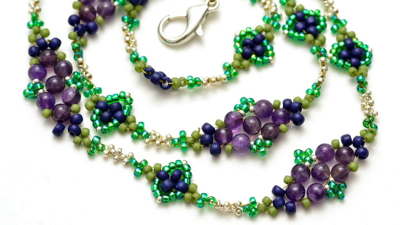 Rhythmic RAW Necklace - DIY Jewelry Making Tutorial by PotomacBeads