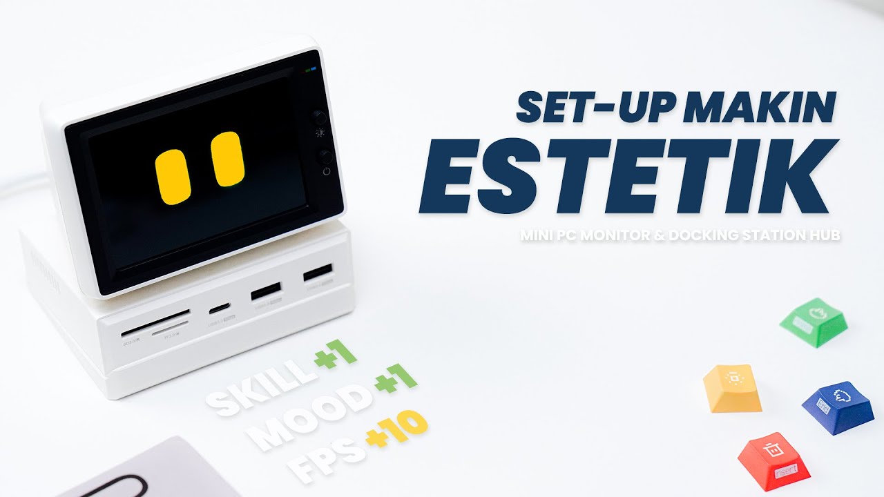 Buat Setup Meja Kerja Makin Estetik & Menarik! - Hagibis Mini PC Monitor & Docking Station
