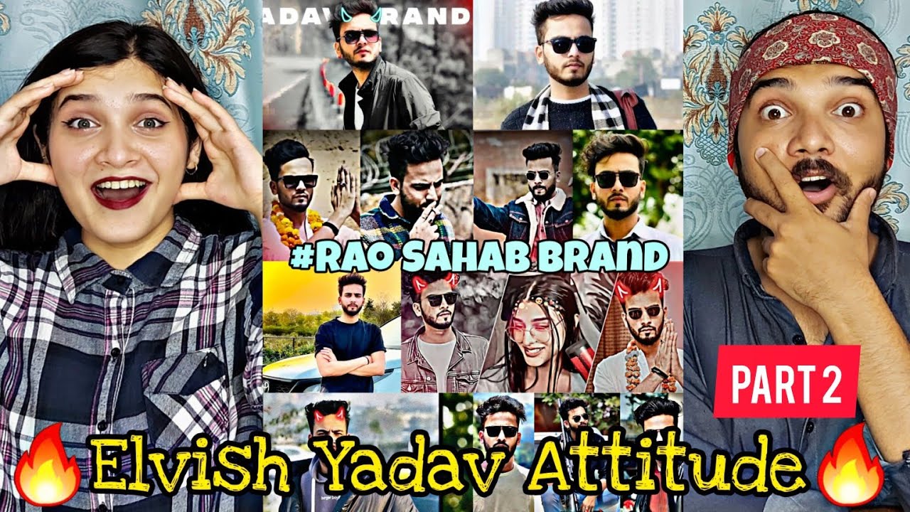 Elvish Yadav Attitude Video REACTION | Alvish Yadav Angry Moments | Part 2 | Reaction Bazar