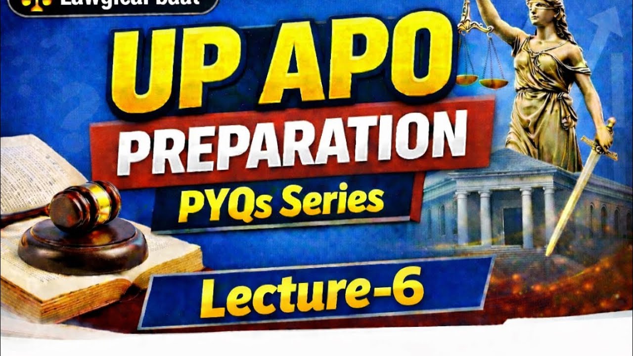 UP APO 2022 Previous Year Paper Discussion | Lecture-6