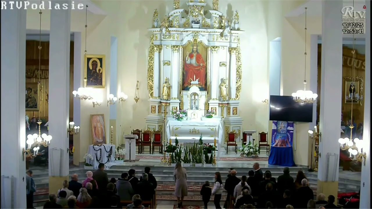 RTVP Podlasie - Końc&oacute;wka transmisji Mszy Świętej (12.10.2025r.) 