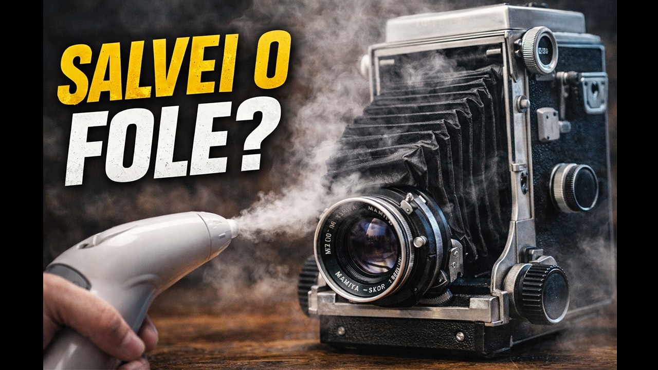 Restaurando o Fole de Uma Mamiya TLR — Método do Vapor